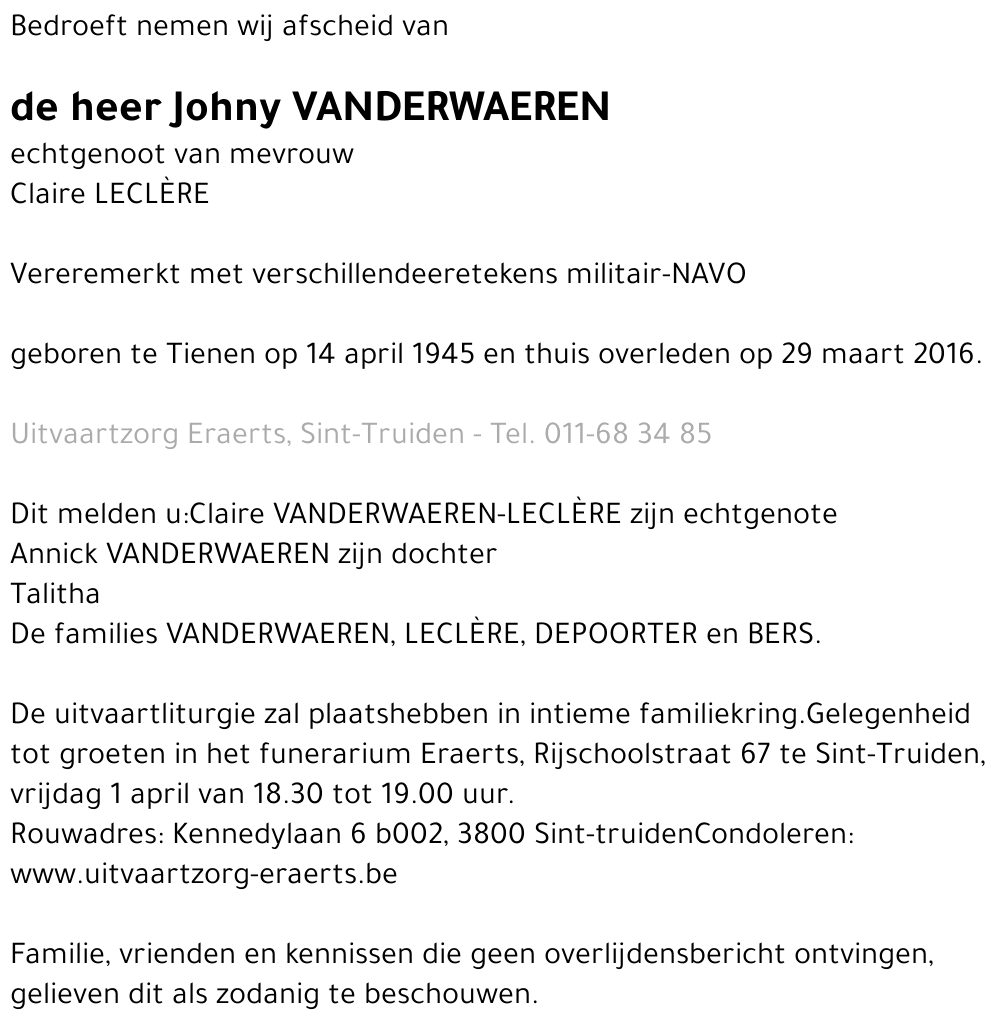 Johny Vanderwaeren