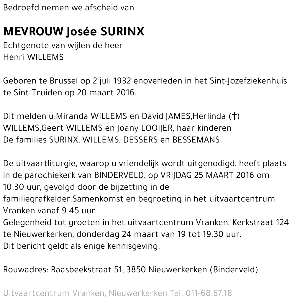 Josée Surinx