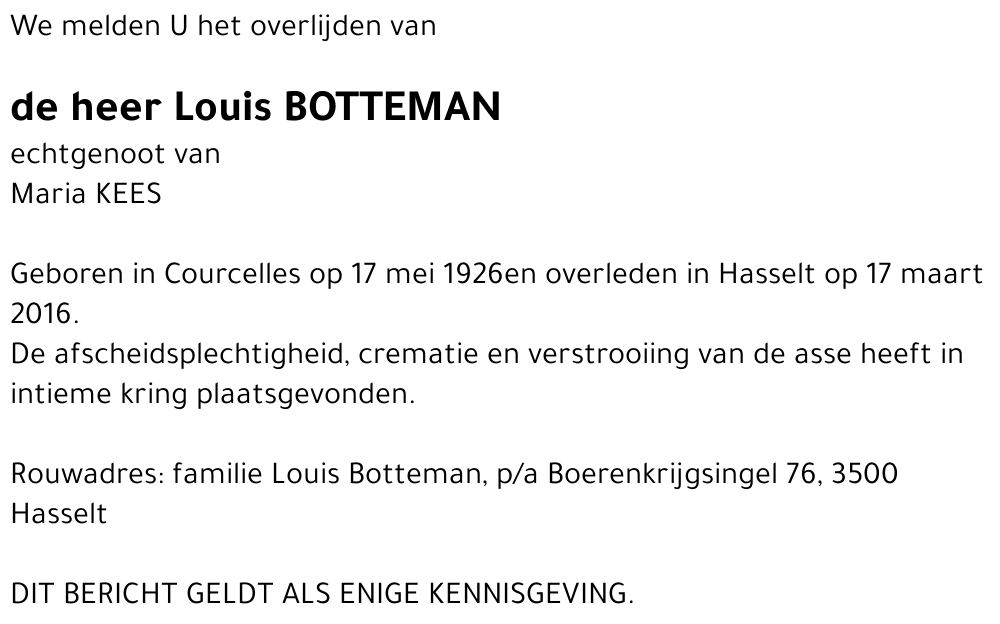 Louis Botteman