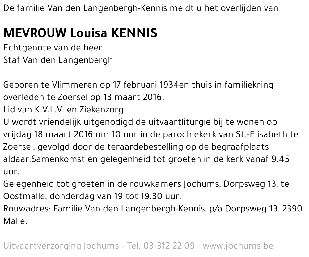 Louisa Kennis