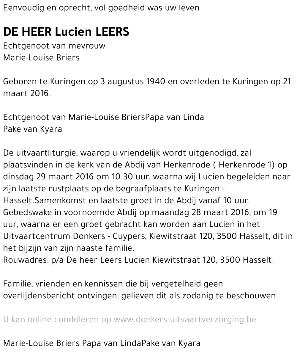 Lucien Leers