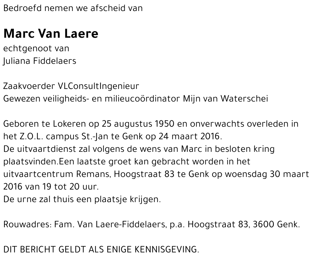 Marc Van Laere