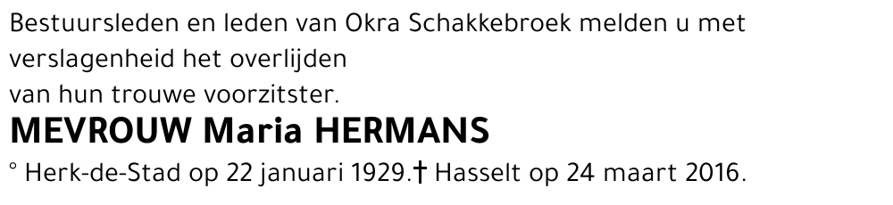 Maria Hermans