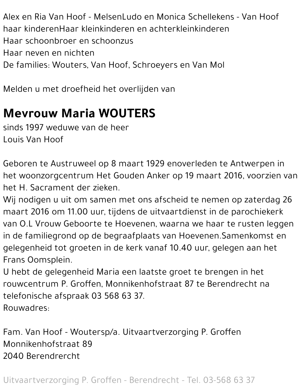 Maria Wouters