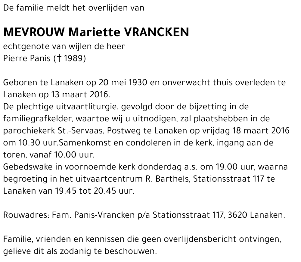 Mariette Vrancken