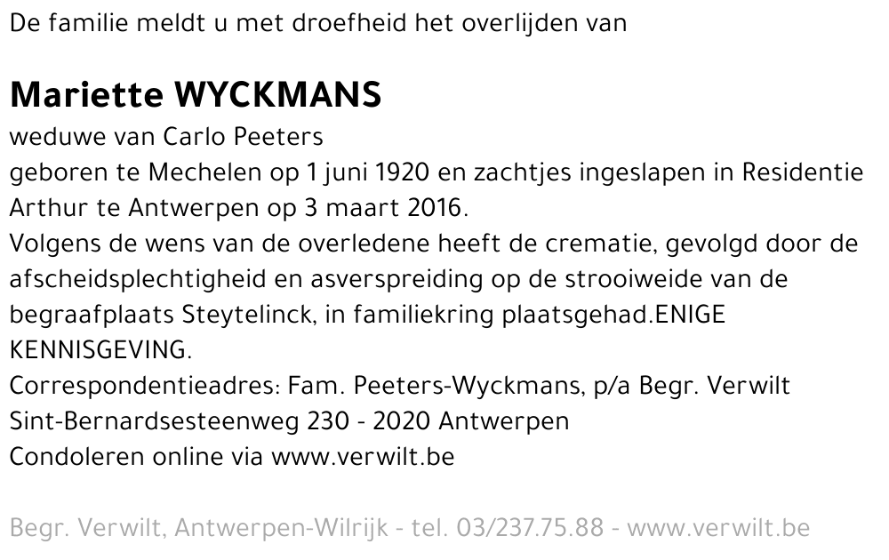 Mariette Wyckmans