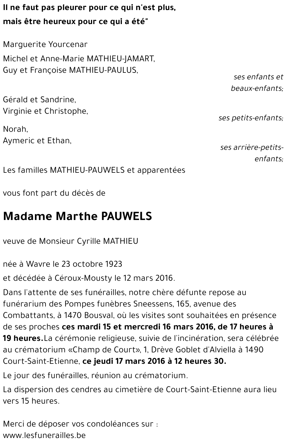 Marthe PAUWELS