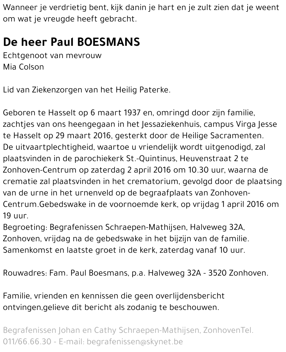 Paul Boesmans