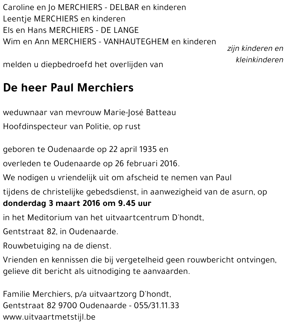 Paul Merchiers