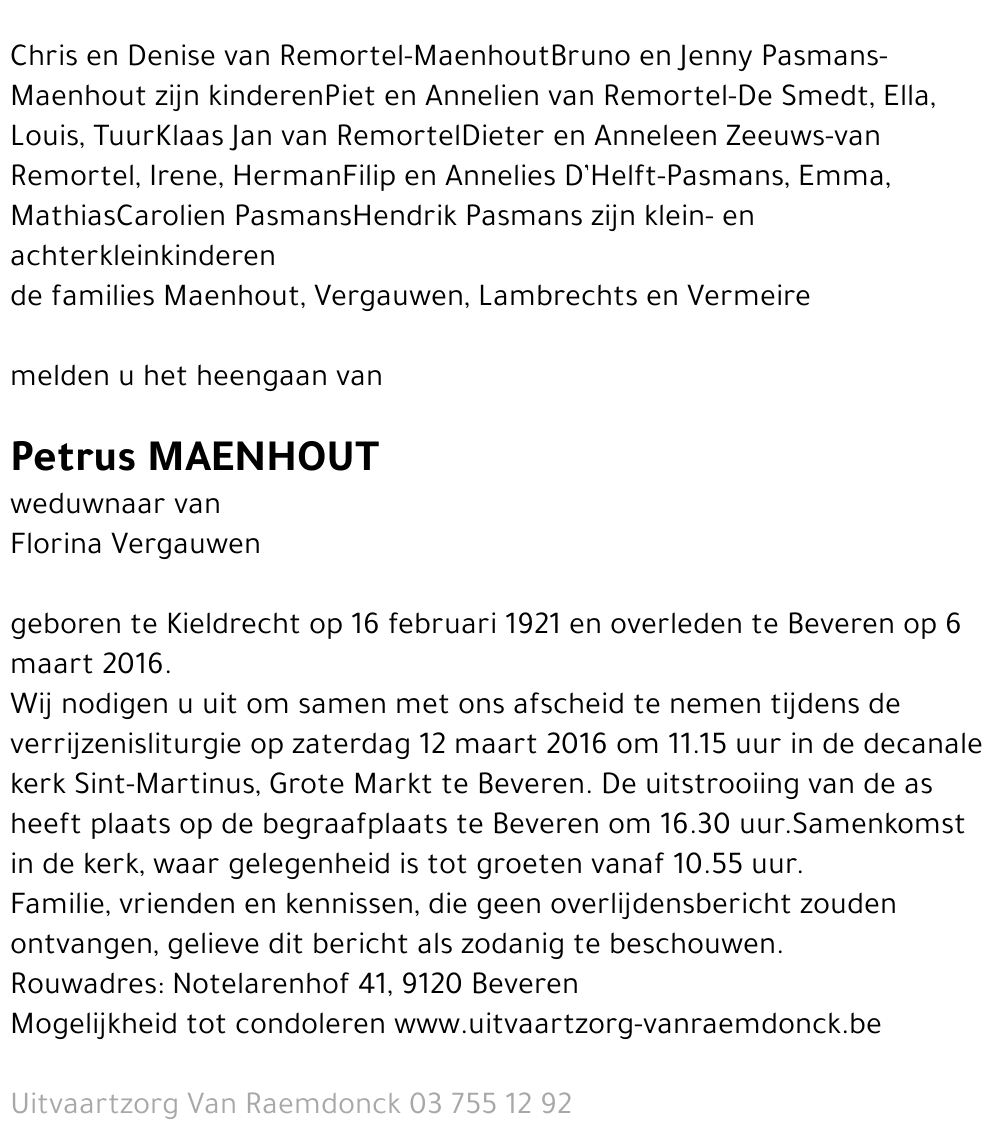 Petrus Maenhout