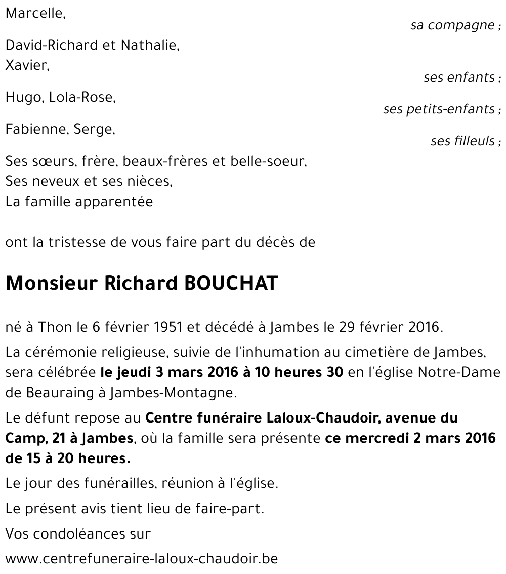 Richard BOUCHAT