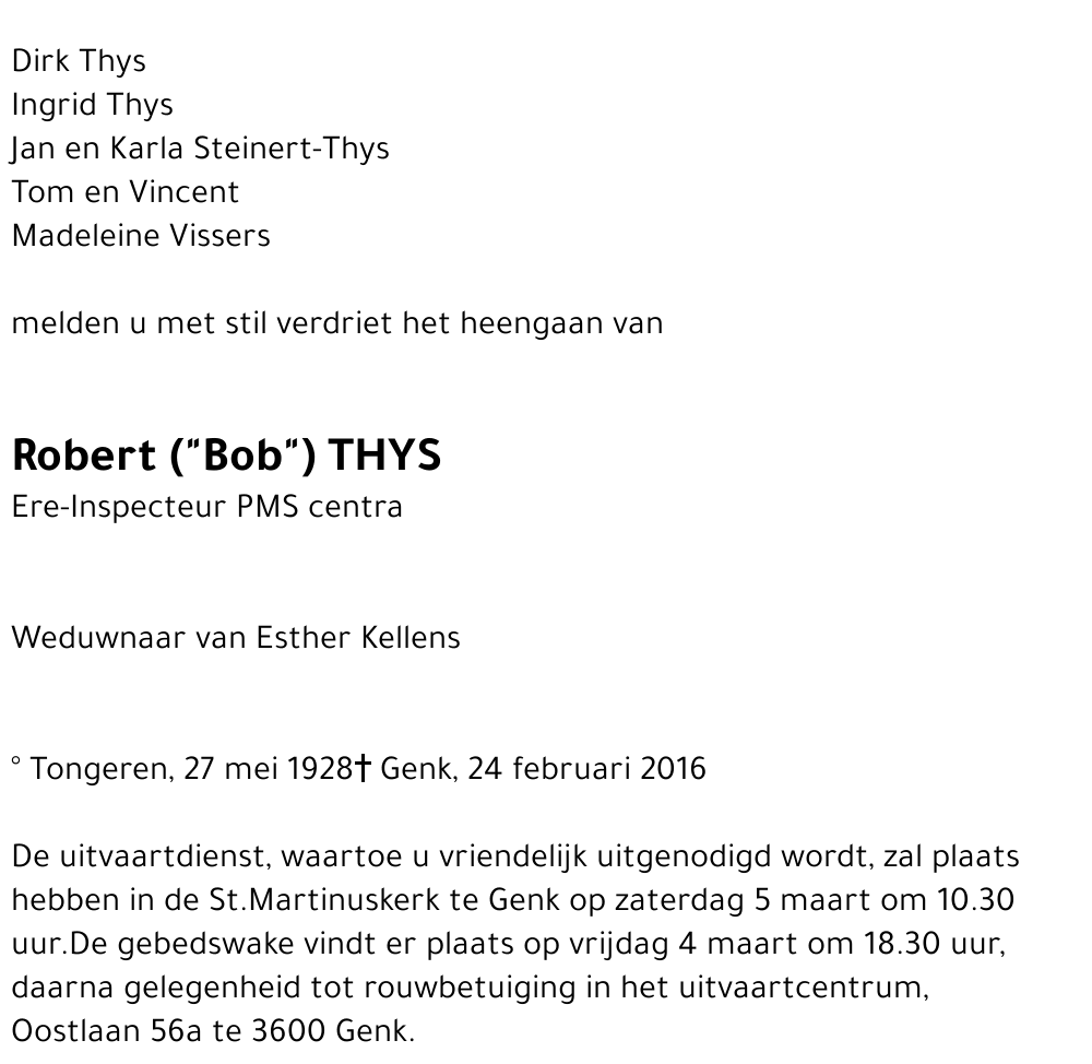 Robert THYS