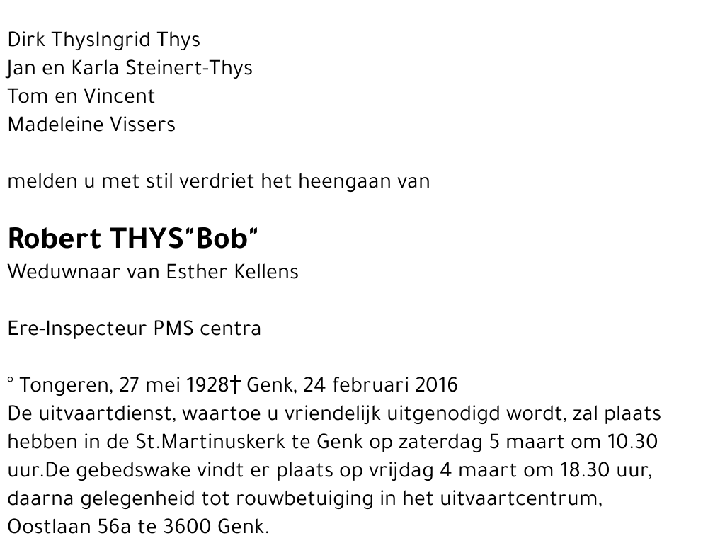 Robert THYS