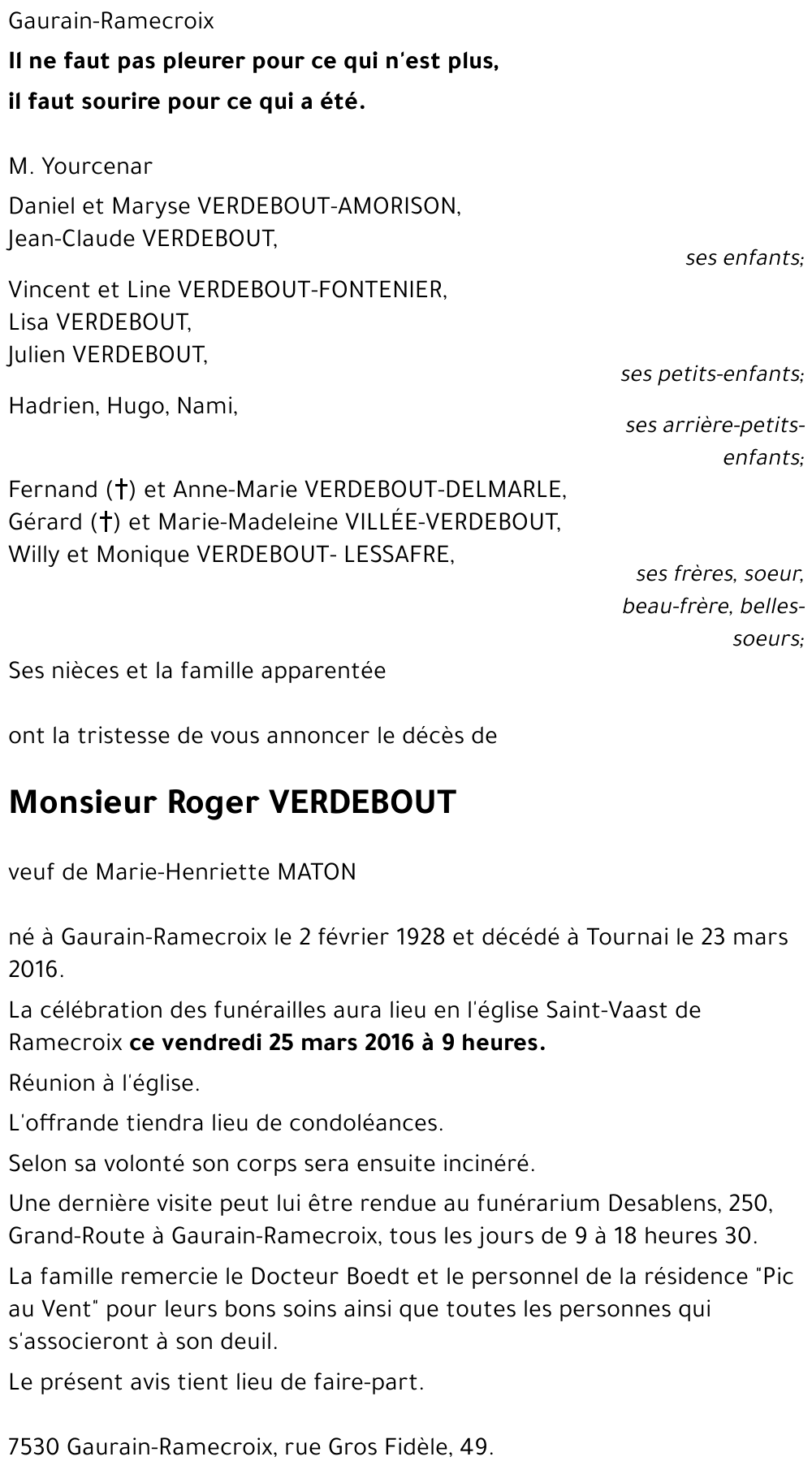 Roger VERDEBOUT