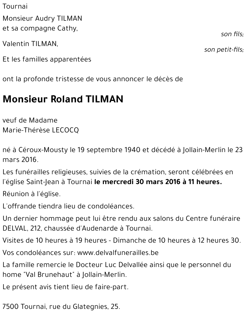 Roland TILMAN