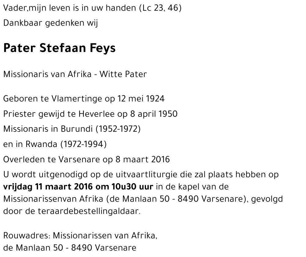 Stefaan Feys