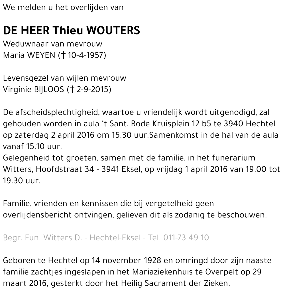 Thieu Wouters