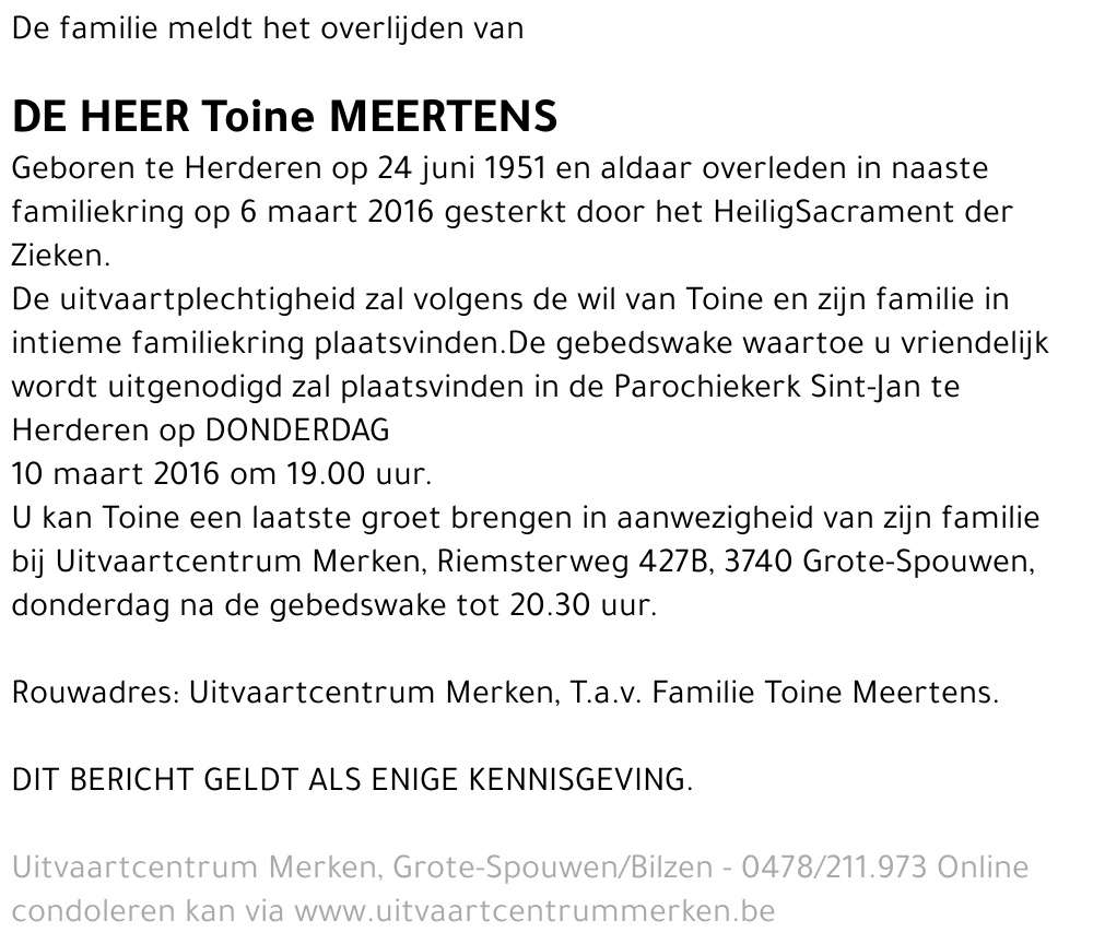 Toine MEERTENS