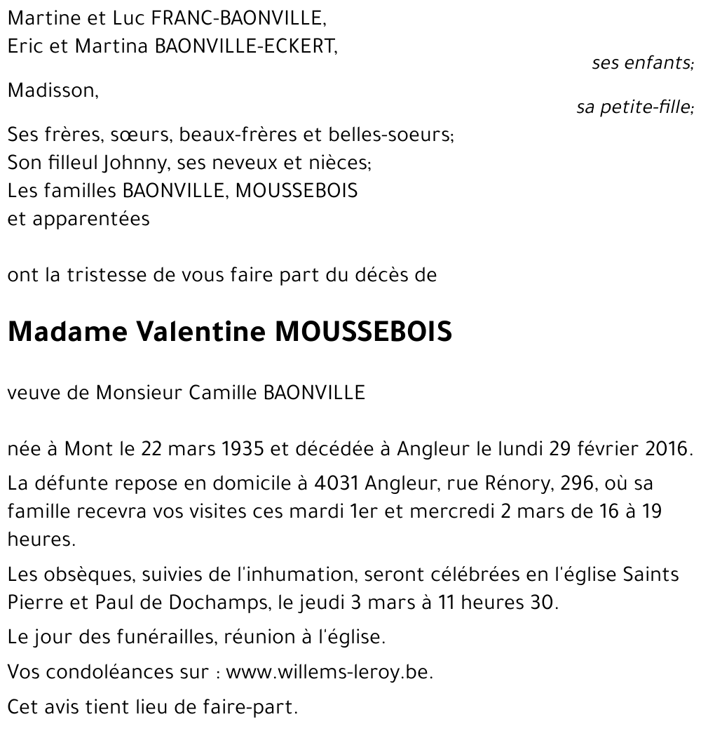 Valentine MOUSSEBOIS