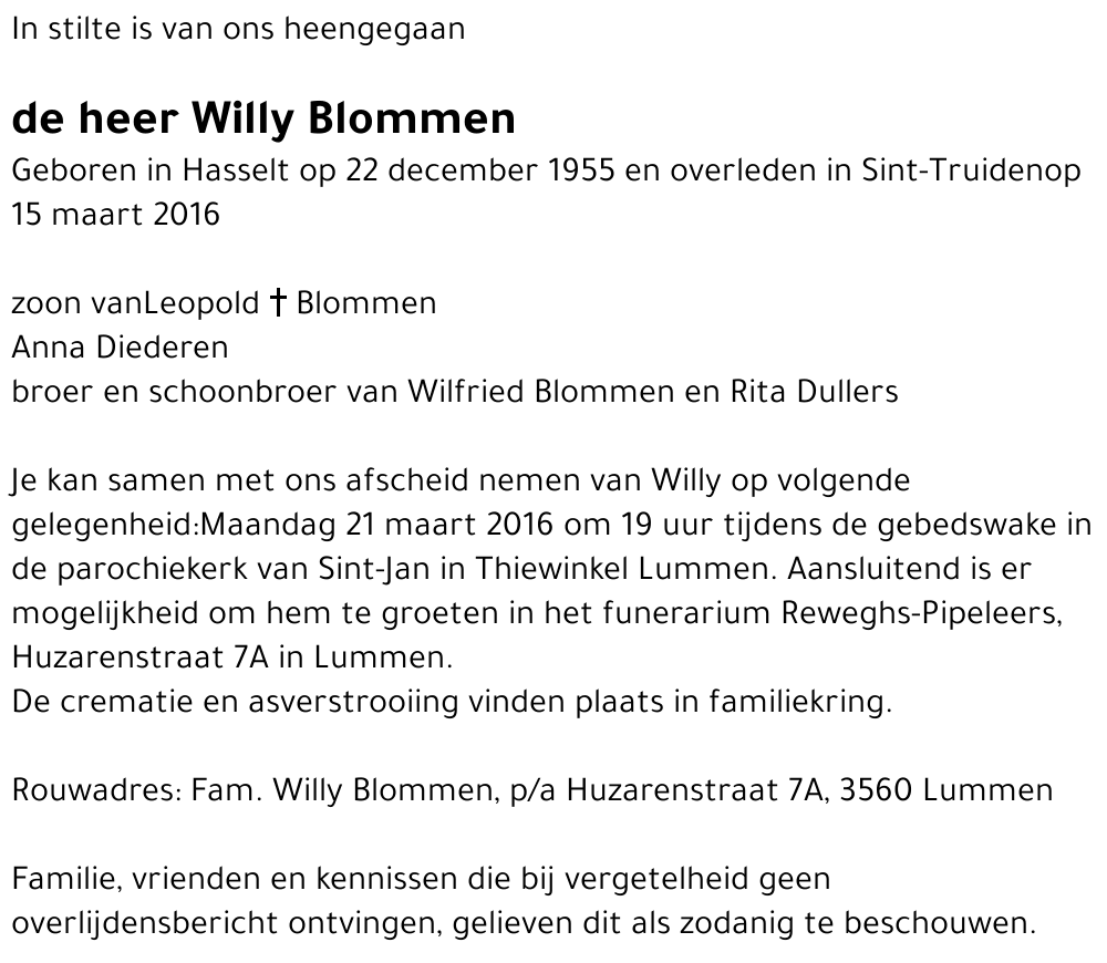 Willy Blommen