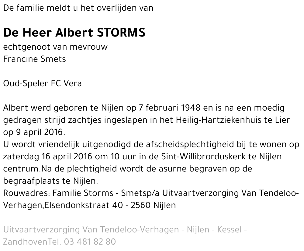 Albert Storms