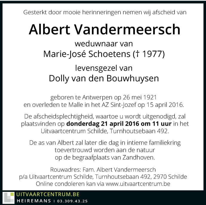 Albert Vandermeersch