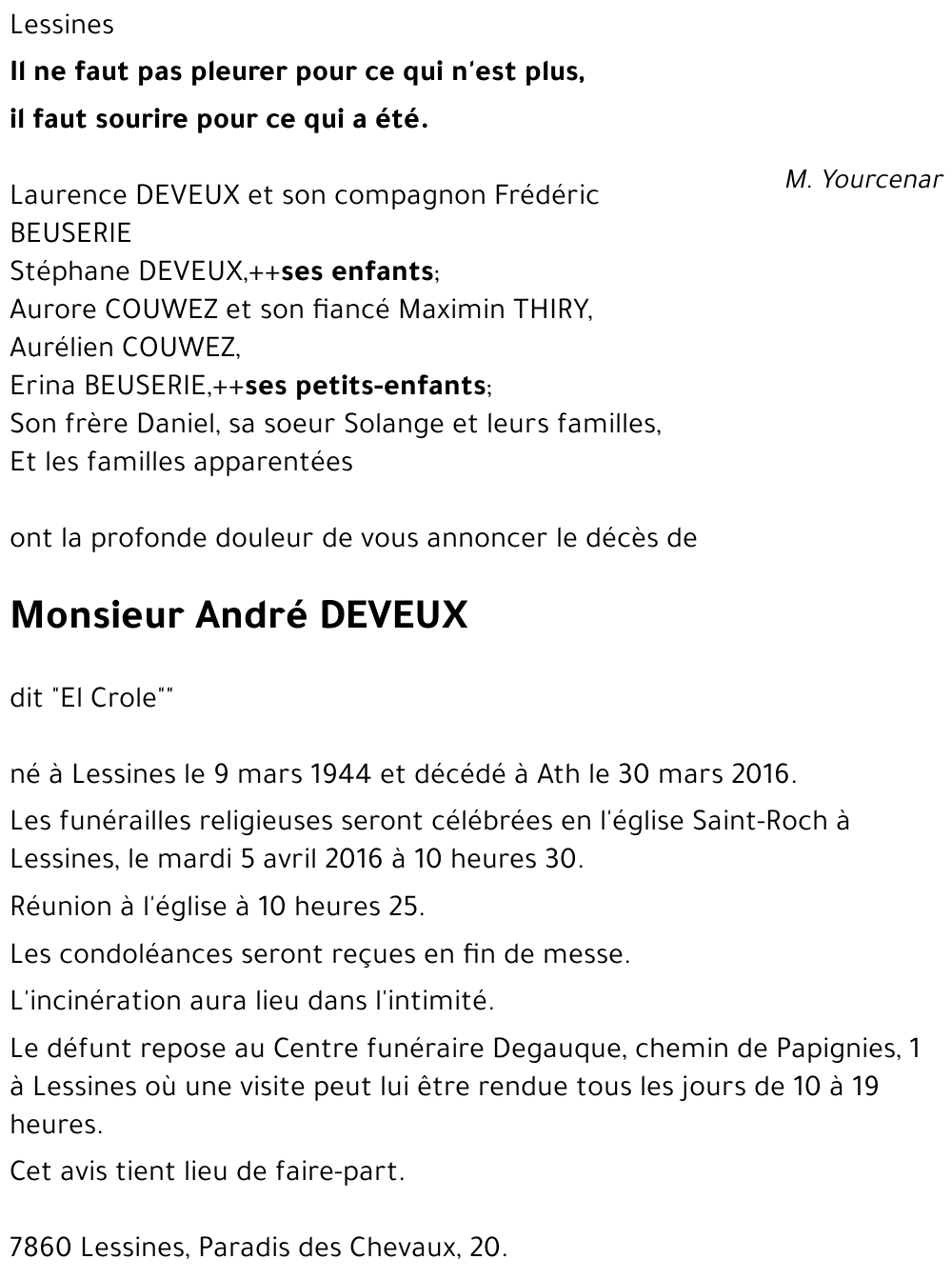 André DEVEUX