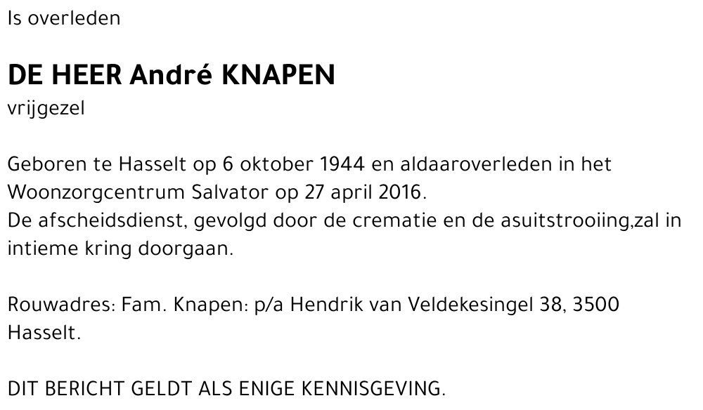 André Knapen