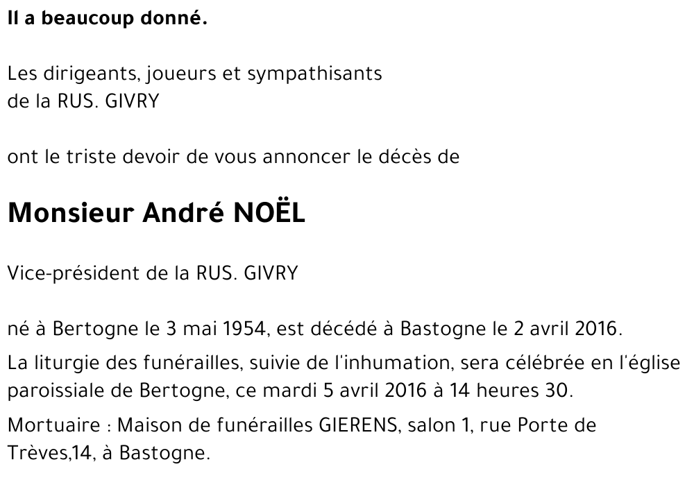 André NOËL