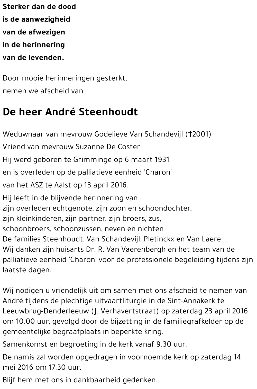 André Steenhoudt