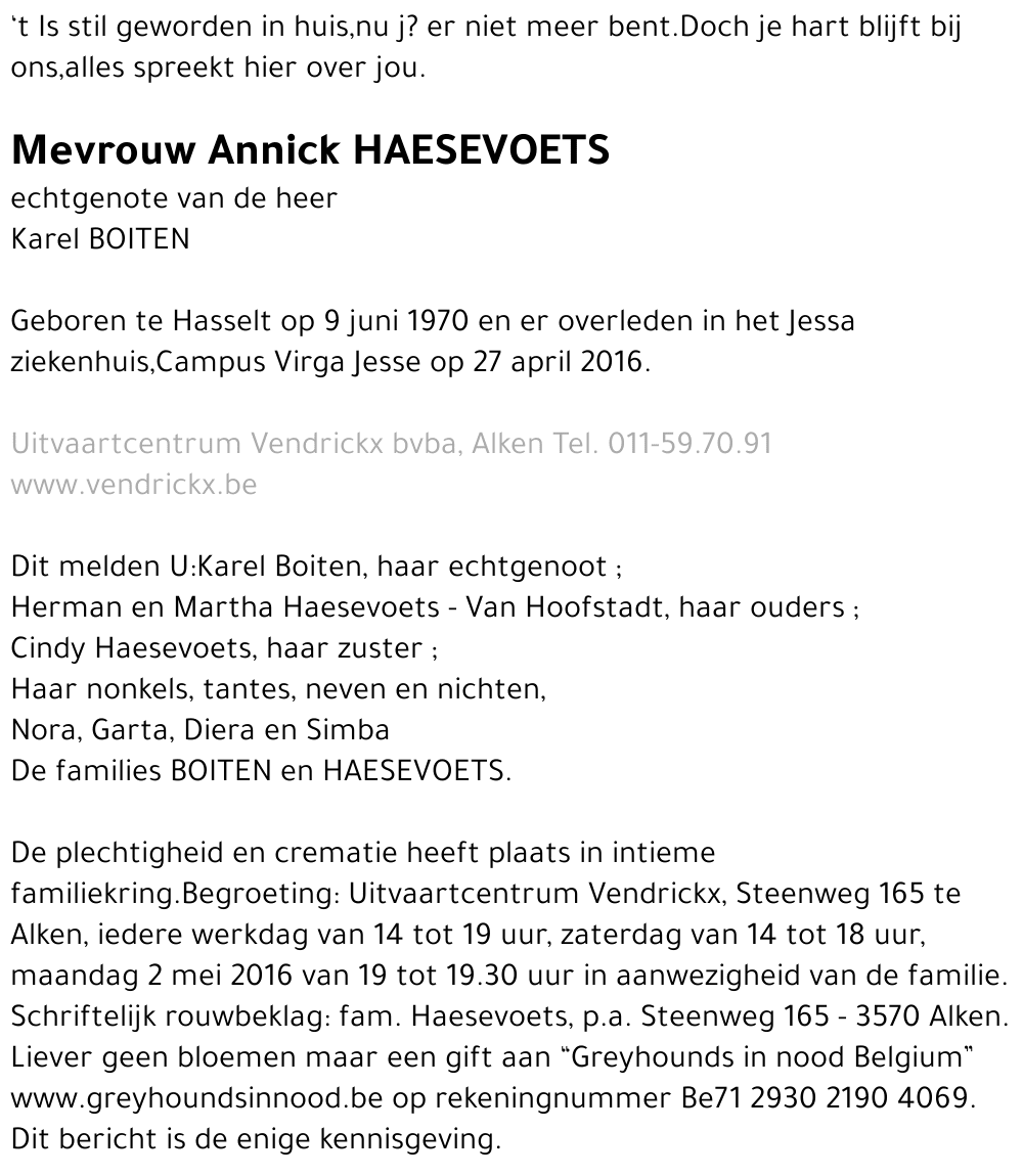 Annick Haesevoets