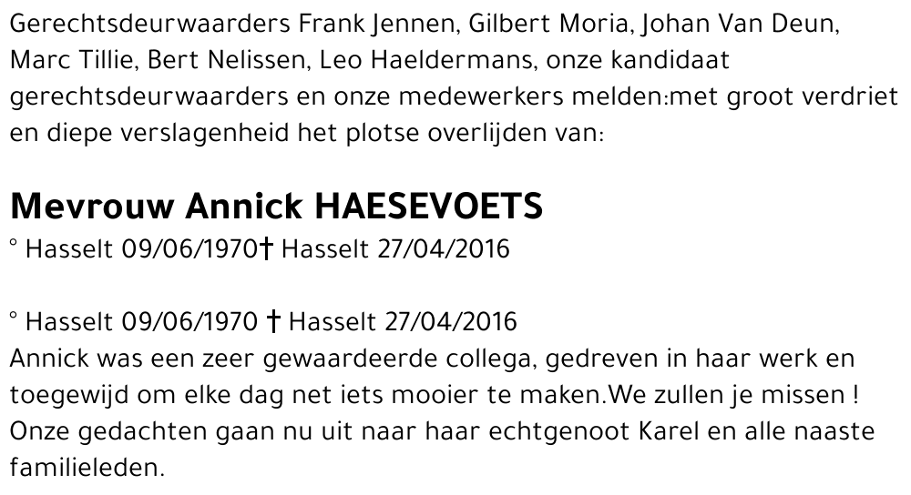 Annick Haesevoets