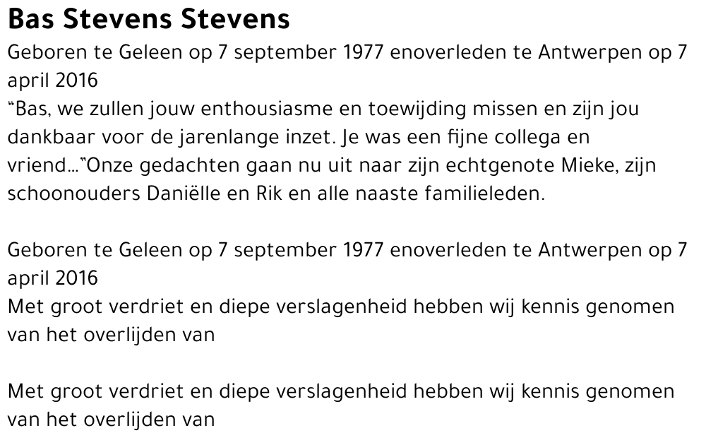 Bas Stevens