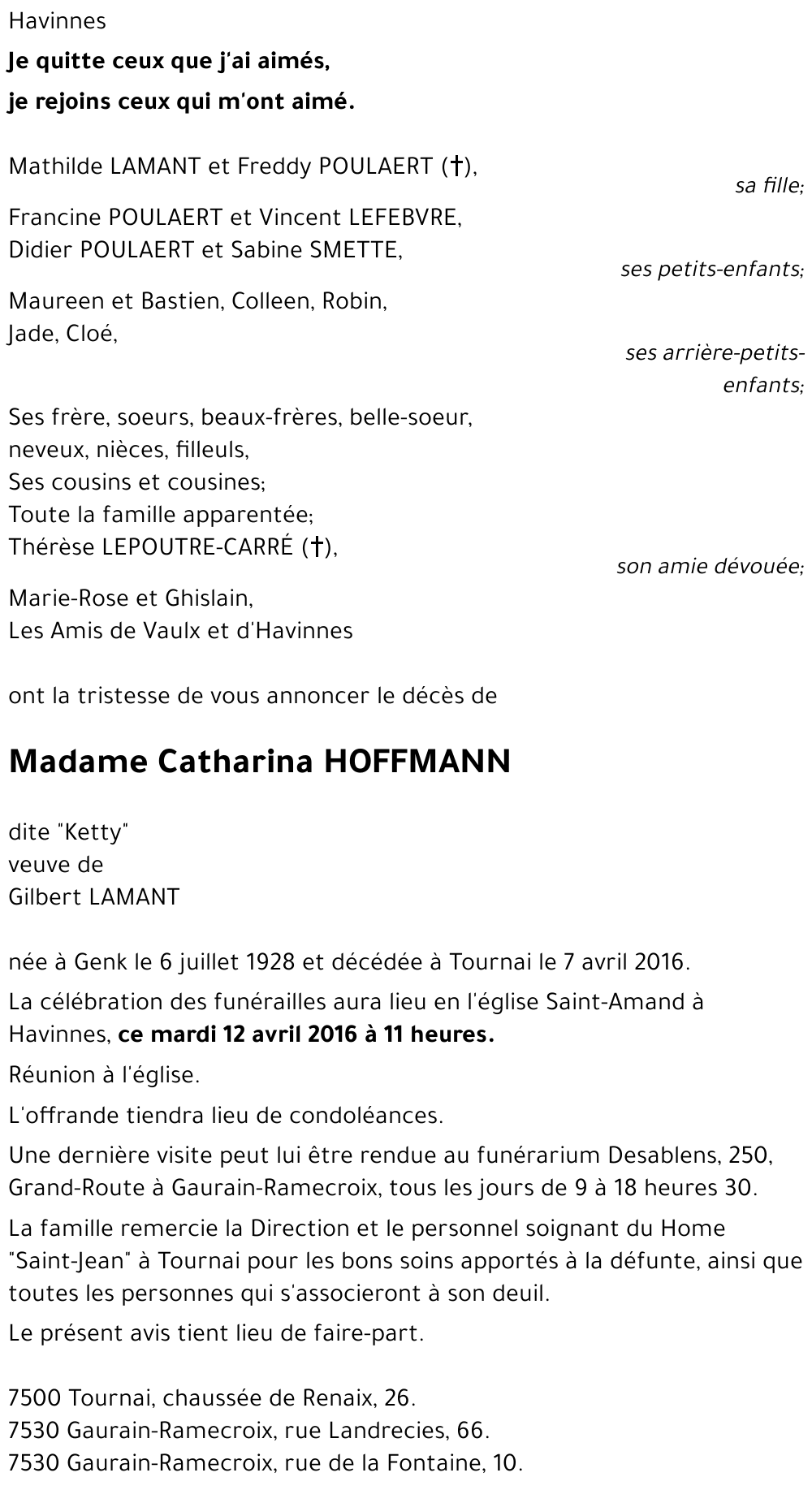 Catharina HOFFMANN