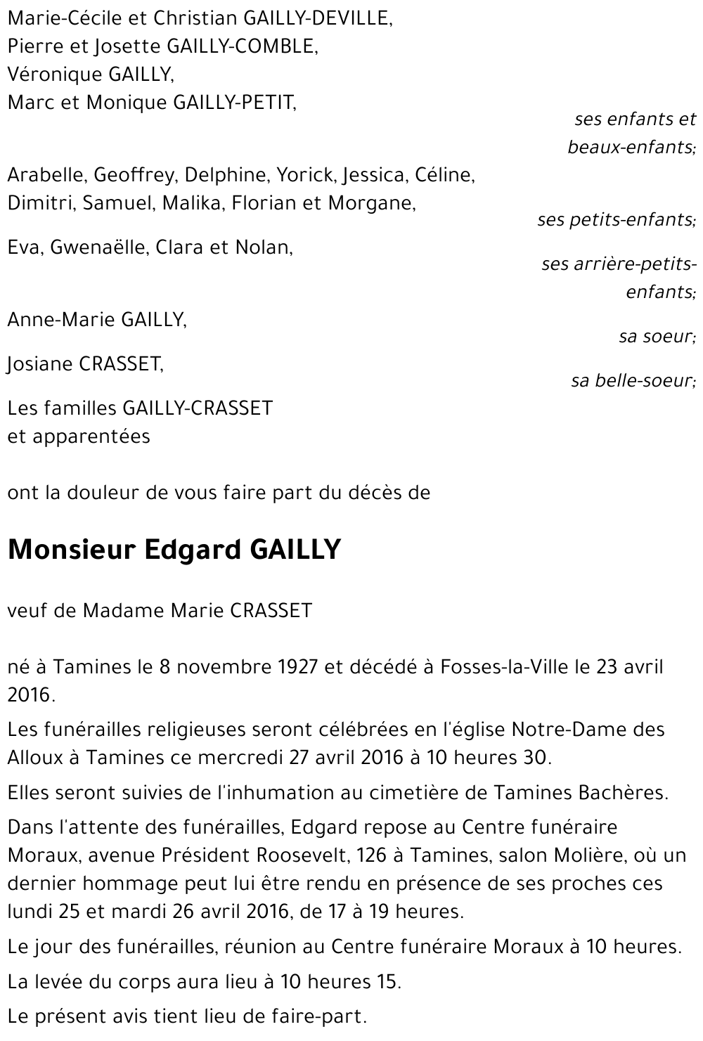 Edgard GAILLY