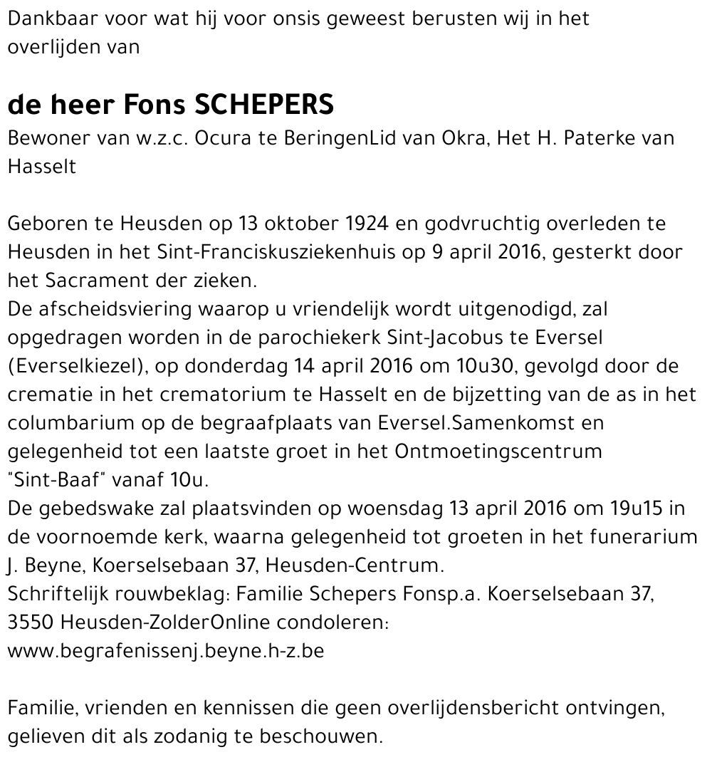 Fons Schepers