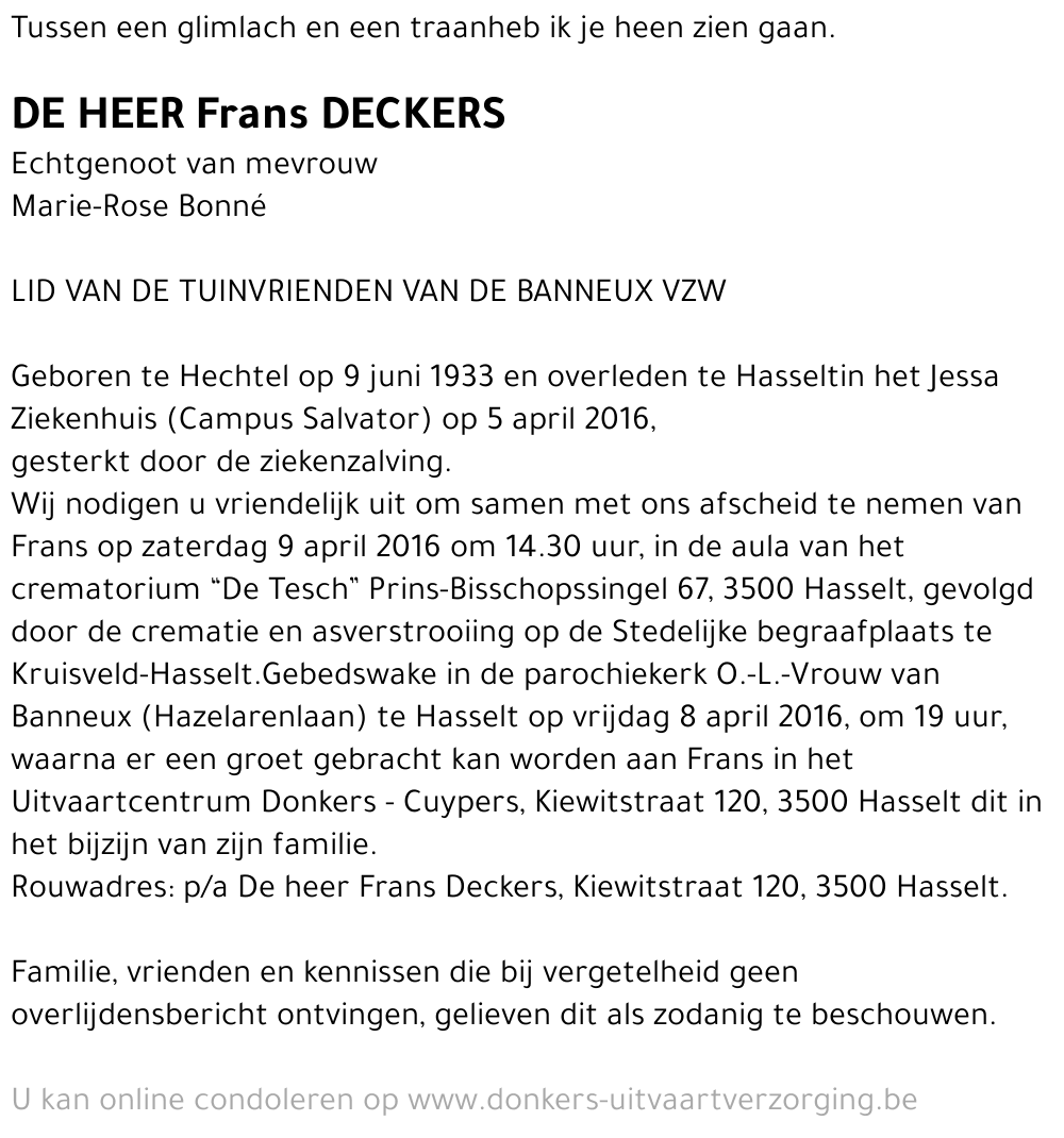 Frans Deckers