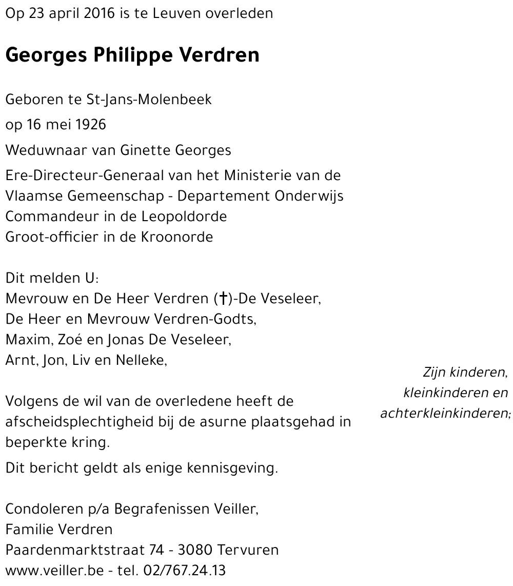 Georges Philippe Verdren