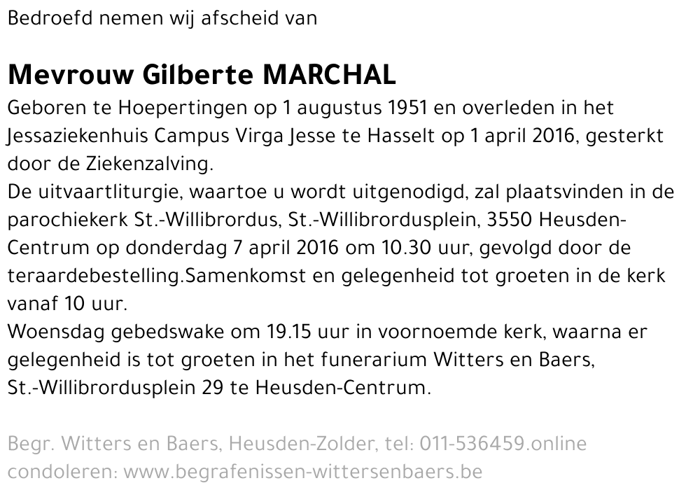 Gilberte Marchal