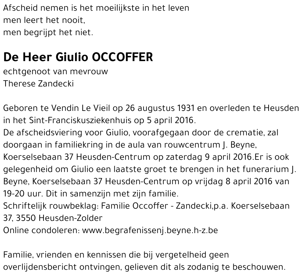 Giulio Occoffer