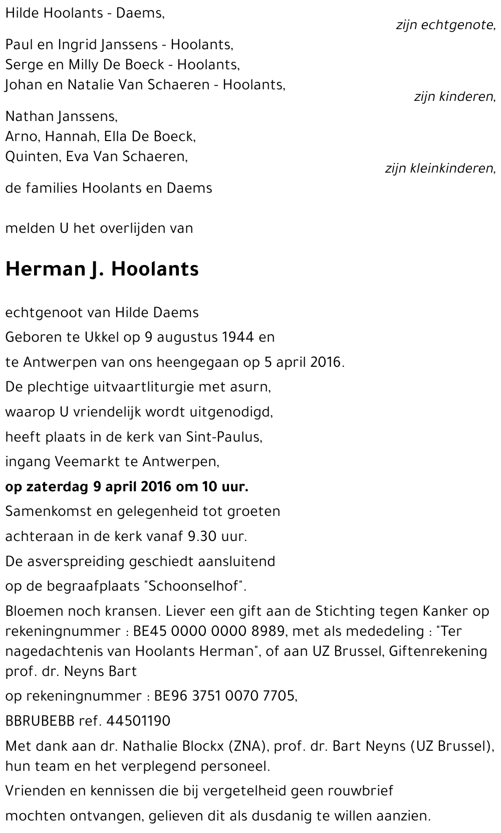 Herman J. Hoolants
