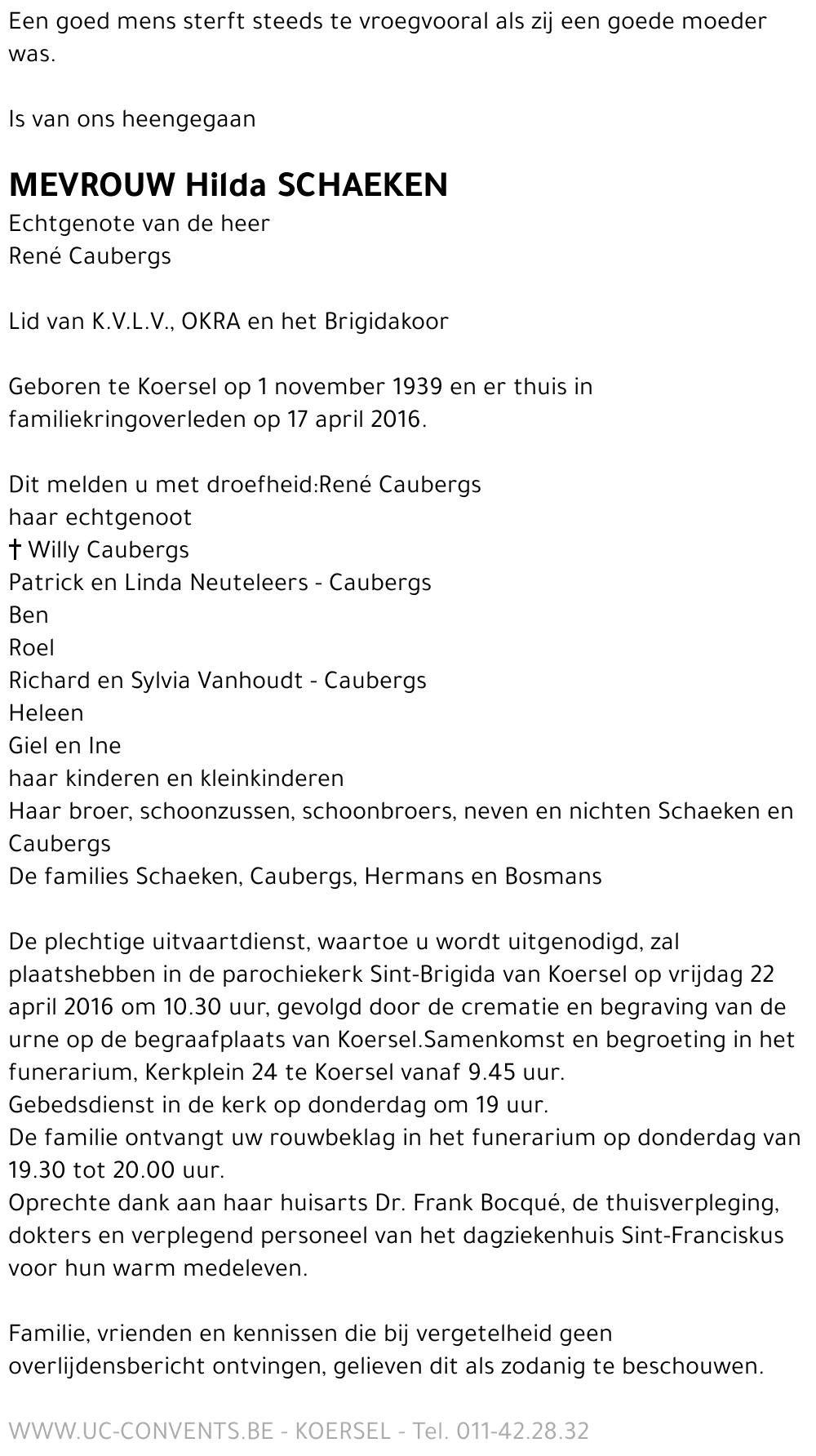 Hilda Schaeken