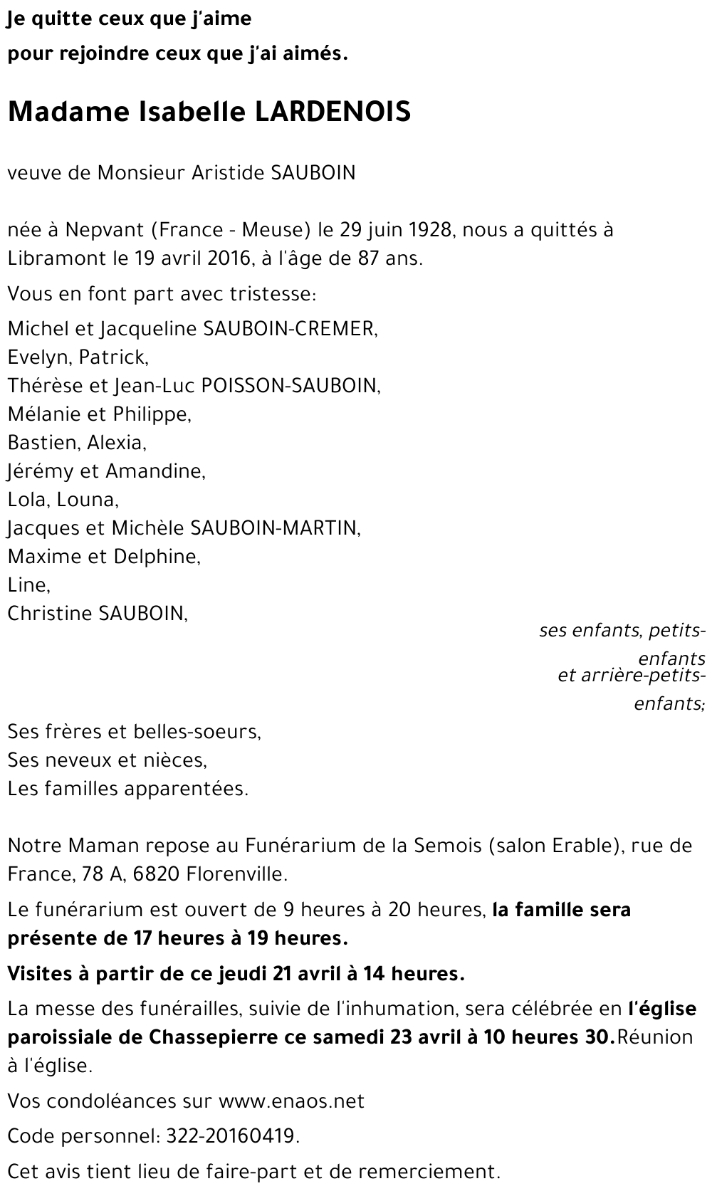 Isabelle LARDENOIS