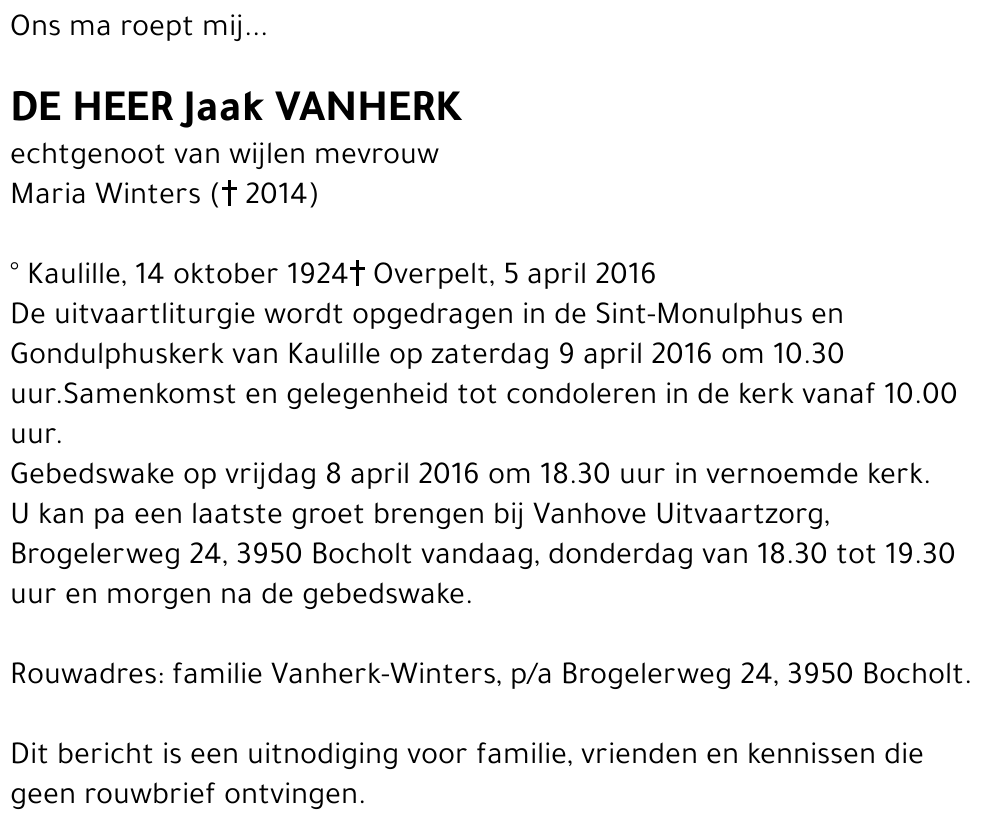 Jaak Vanherk