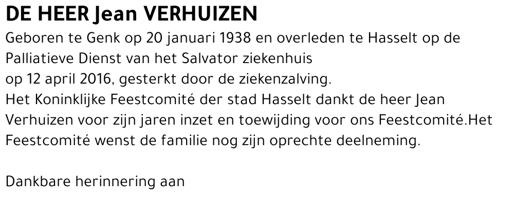 Jean Verhuizen