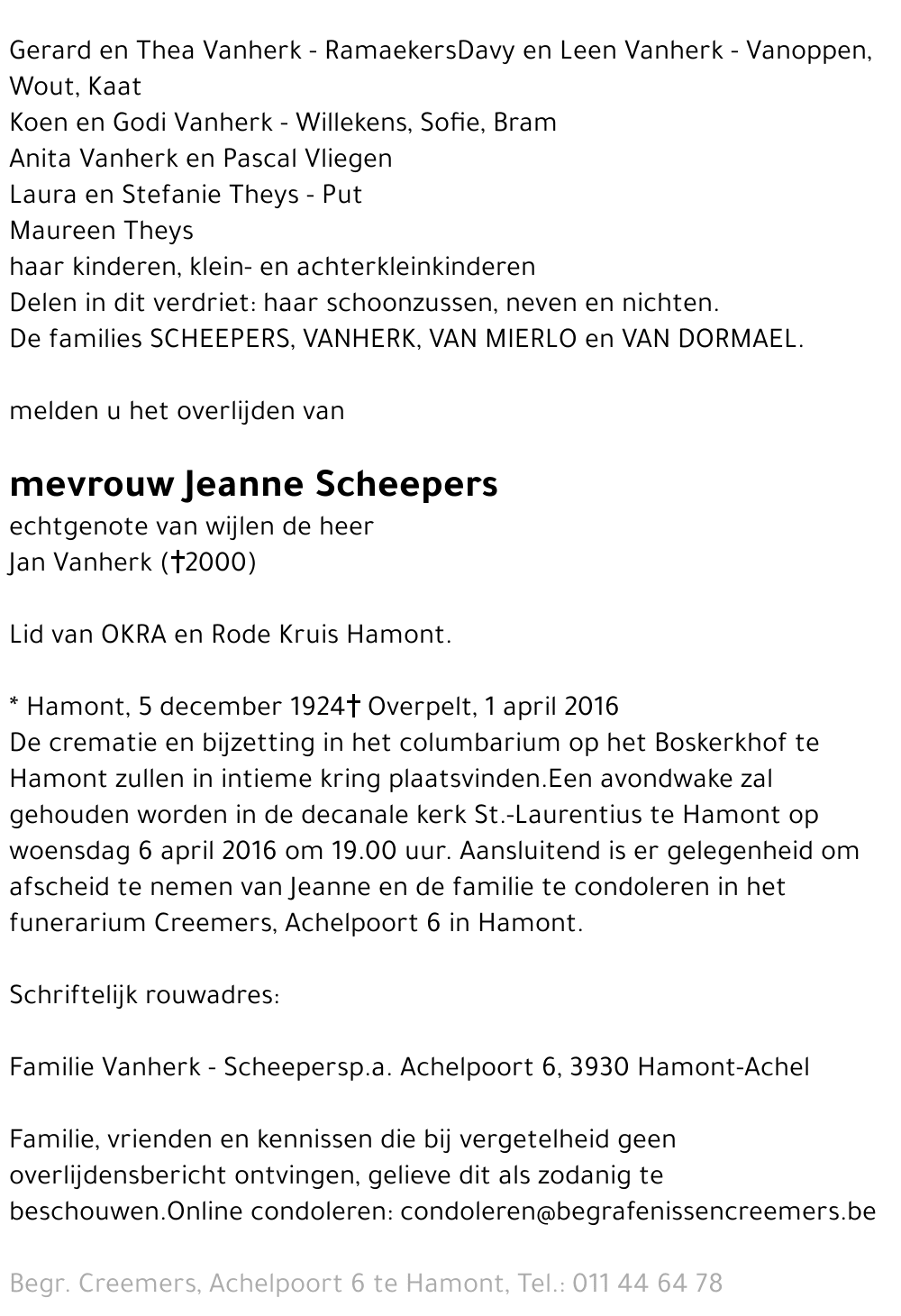 Jeanne Scheepers