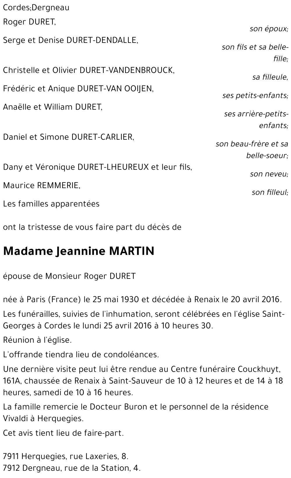 Jeannine MARTIN