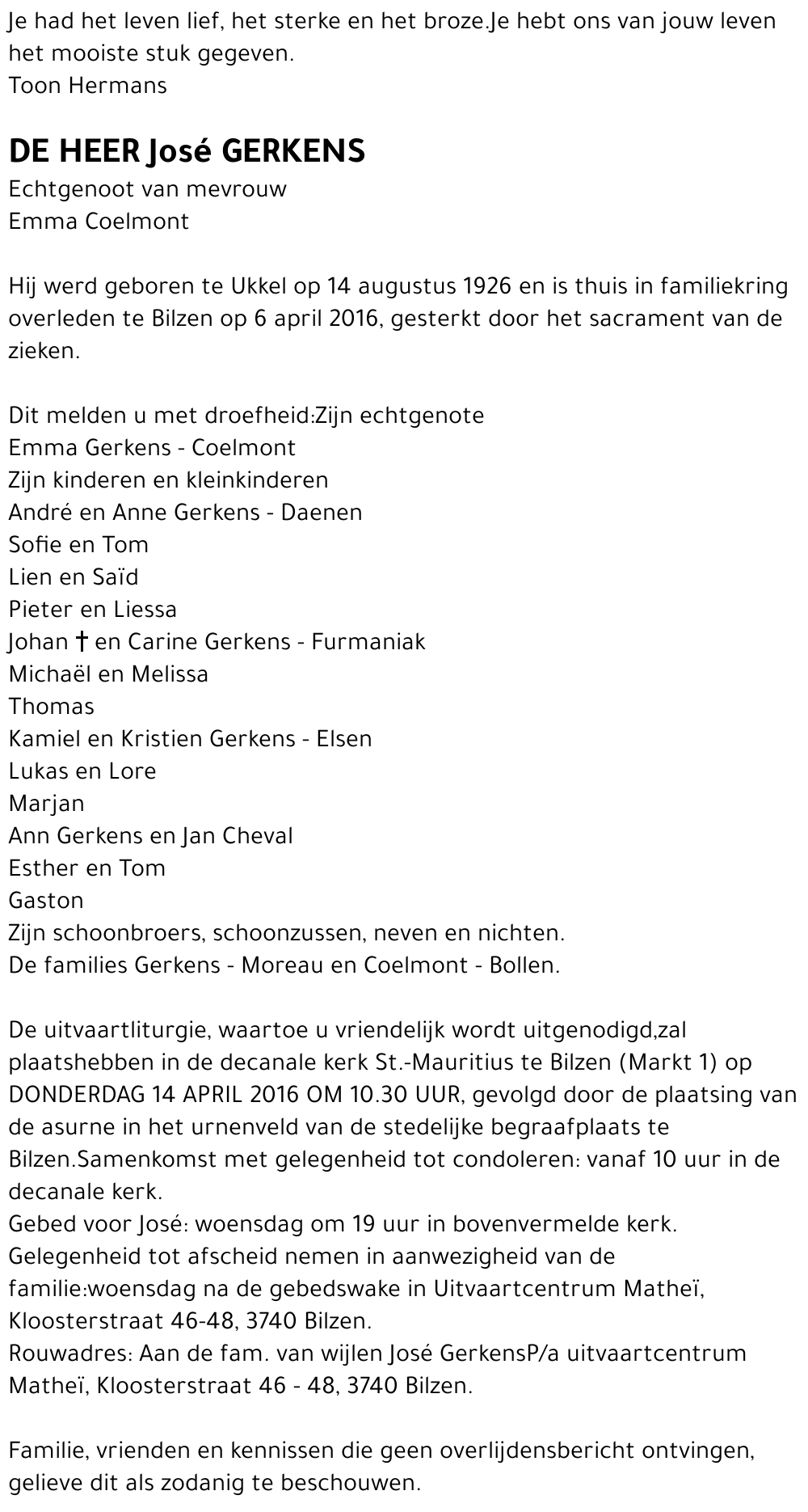 José GERKENS