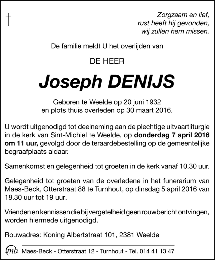 Joseph Denijs