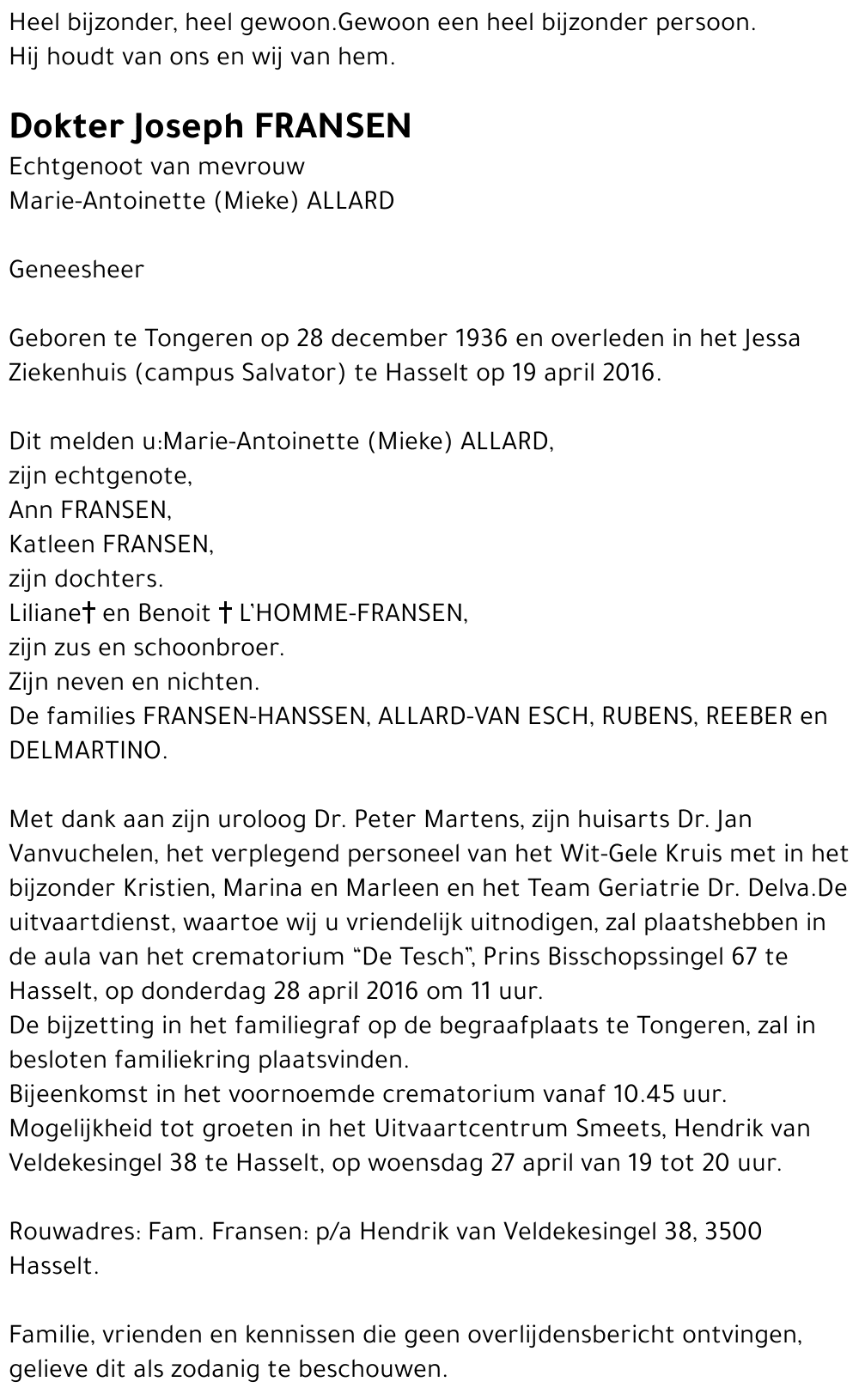 Joseph Fransen